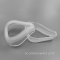 Custom Rubber Plastic Masks CPAP ສໍາລັບ Side Sleepers